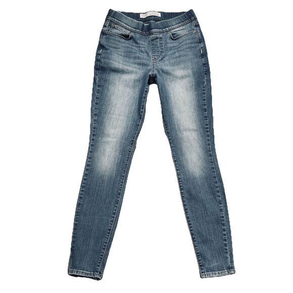 Signature Levi Strauss Shaping Pull On Skinny Jeans 8/29 Womens Measures 29 x 28 - Picture 1 of 8